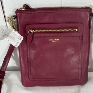 Coach Legacy Leather Swingpack Crossbody Bag 47989 Deep Port NWT